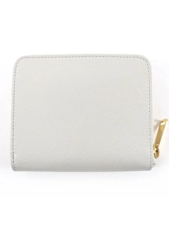 Celine Small Zip Wallet Essential Leather Compact Bifold - Picture 3 of 14